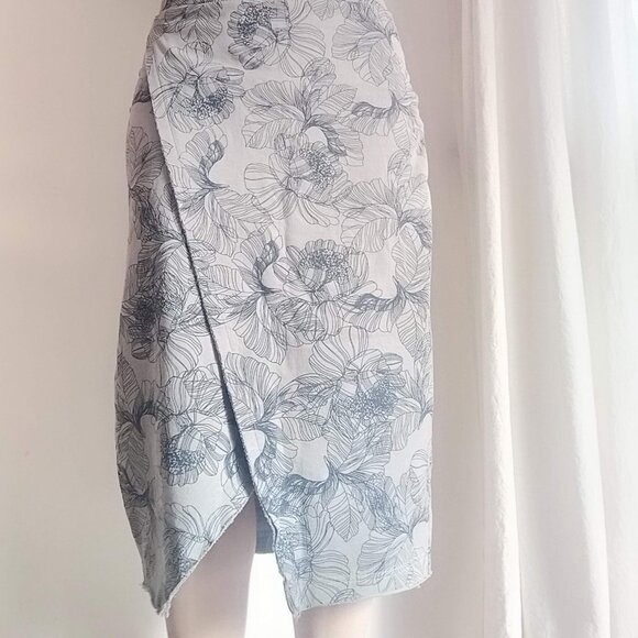 Organic Cotton Wrap Skirt - Picture 4 of 9